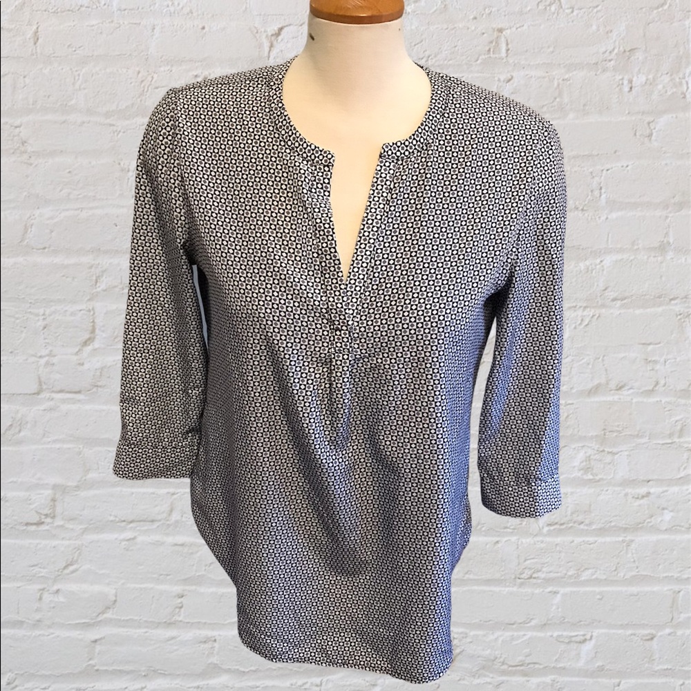 EDIT by Jeanne Beker Blue/Grey Tunic